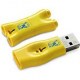 Pen Driver GB USB Flash w/Games (Yellow)